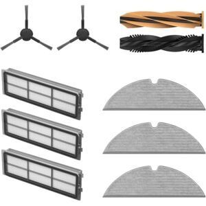 DREAME Originele Vervangingsaccessoire Kit voor D20 Robot Stofzuiger en Vloerreiniger, Bevat x1 HyperStream DuoBrush, x2 Zijborstels, x3 Stoffilters, x3 Mop Doeken DREAME Originele Vervangingsaccessoire Kit voor D20 Robot Stofzuiger en Vloerreiniger, Bevat x1 HyperStream DuoBrush, x2 Zijborstels, x3 Stoffilters, x3 Mop Doeken