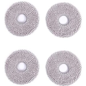 ECOVACS Wasbare Dweilpads 4 STKS Per Pack voor DEEBOT X2 Omni/T20 Omni/T10 Omni/X1 Omni/X1 Turbo Serie Robot Stofzuiger en Mop Cleaner, Grijs ECOVACS Wasbare Dweilpads 4 STKS Per Pack voor DEEBOT X2 Omni/T20 Omni/T10 Omni/X1 Omni/X1 Turbo Serie Robot Stofzuiger en Mop Cleaner, Grijs
