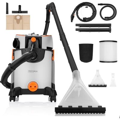 ZEEGMA ZONDER WASH GREY - Nat- en droogzuiger 1400 W ZEEGMA ZONDER WASH GREY - Nat- en droogzuiger 1400 W