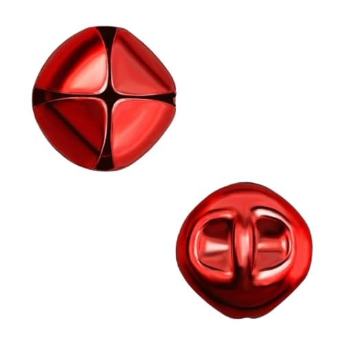 IOSIX Kerstklokken, Wit Rood Gemengde Kleur Jingle Bells Kerstklokken 0,6 Kleine Ambachtsbel 36 St voor kerstfeestdecoraties