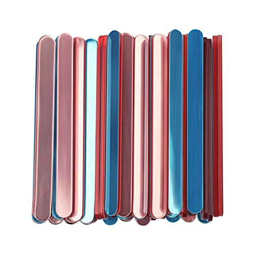 VOUNEDA Sticks voor ijs, herbruikbare acryl cakesicle sticks, acryl popsicle sticks, 50PCS acryl popsicle sticks, herbruikbare cakesicle sticks Feestartikelen voor DIY Ice Cream Popsicle