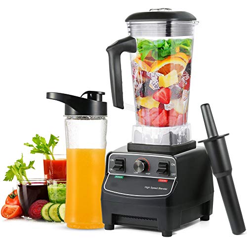 AIZYR Multifunctionele Smoothie-Blender/Soepmaker/Ijsbreker/Fruit & Veg Juicer- Zelfreinigende Functie BPA-Kan Van 2L Mes Met Zes Messen,AU Plug 220V