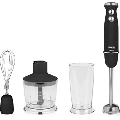 Princess 01.221220.01.001 - Zwart, Roestvrij staal - Staafmixer Princess 01.221220.01.001 - Zwart, Roestvrij staal - Staafmixer
