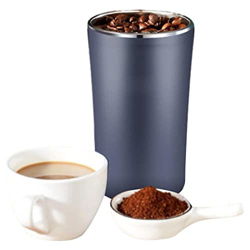 Suphyee Mini Koffiemolen   Snel malende elektrische voedselmolen   Espresso Bean Grind elektrische koffiemolen met roestvrijstalen messen voor bonen, specerijen en meer