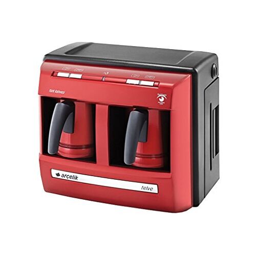 Arcelik K 3190 P koffiezetapparaat, vrijstaand, vrijstaand, 1 l, 1200 W, rood