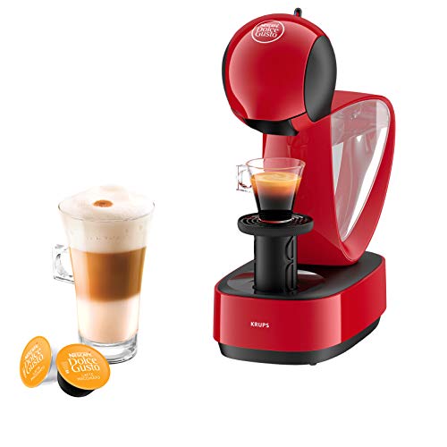 NESCAFÉ DOLCE GUSTO Krups NESCAFÉ Dolce Gusto Infinissima KP1705, Handmatige koffiemachine voor capsules, Geavanceerde hogedrukmachine (15 bar), Snelle en gemakkelijke bereiding, Warme & koude dranken, Rood