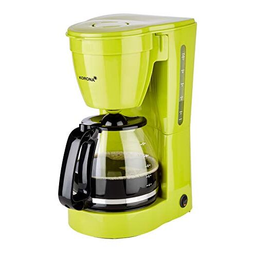 Korona 10118 Koffiezetapparaat   Filterkoffiezetapparaat voor 12 koppen koffie   Glazen Kan   Groen   800 Watt