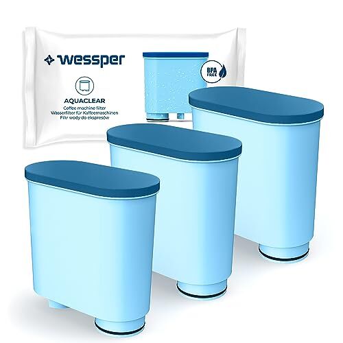Wessper Waterfilter compatibel met Philips AquaClean CA6903/10 CA6903/22 CA6903 kalkfilter, Aqua Clean filterpatroon voor Saeco en Philips volautomatische espressomachines, 3 stuks