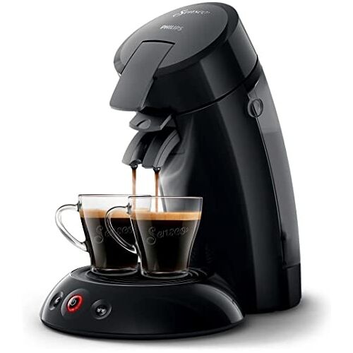 Philips Senseo Original Koffiepadmachine met Crema Plus-Technologie, Koffieboost-Technologie, Snel en Gemakkelijk, Vollere en Rijkere Smaak 1450 W, 0.7 Litre, Zwart (HD6553/67)