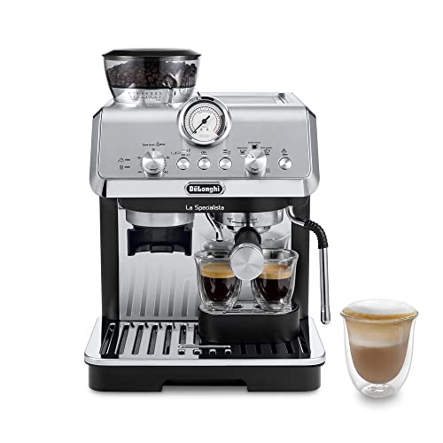 De'Longhi La Specialista Arte EC9155.MB, Pistonmachine met bonenmaler en My Latte Art Stoompijpje, Inclusief Barista Kit, Zwart