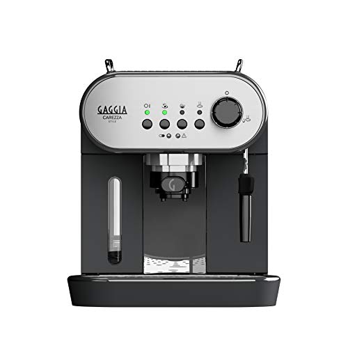 Gaggia Carezza Style RI8523/01, 1,4 liter, zwart/roestvrij staal