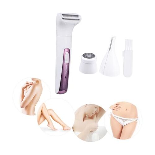 DOITOOL Elektrische Epilator 3 1 epilator elektrisch scheerapparaat epileerapparaat voor vrouwen ontharing scheermes Clippers Mevrouw Paars Epilator Scheerapparaat