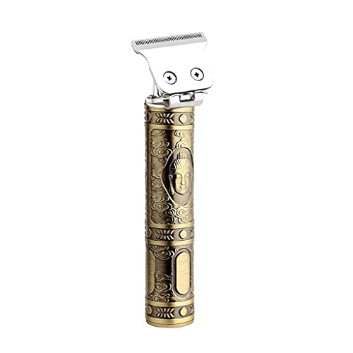 LZL Haarclippers vintage gravure heren professional, USB oplaadbare haarclippers, haarstijl haarclippers (Color : Buddha style)