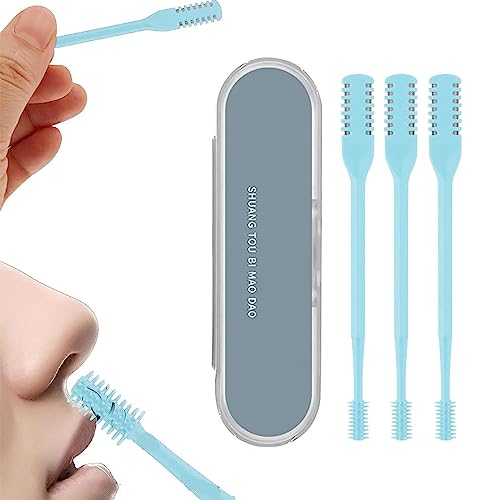 EXQST 3 stks Neus Haar Trimmer Neus Haar Trekker 360 Graden Roterende Neus Haar Trimmer voor Mannen en Vrouwen Oor en Neus Haar Trimmer voor Mannen en Vrouwen