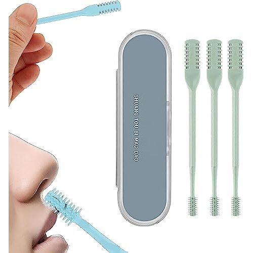 EXQST 3 stks Neus Haar Trimmer Neus Haar Trekker 360 Graden Roterende Neus Haar Trimmer voor Mannen en Vrouwen Oor en Neus Haar Trimmer voor Mannen en Vrouwen