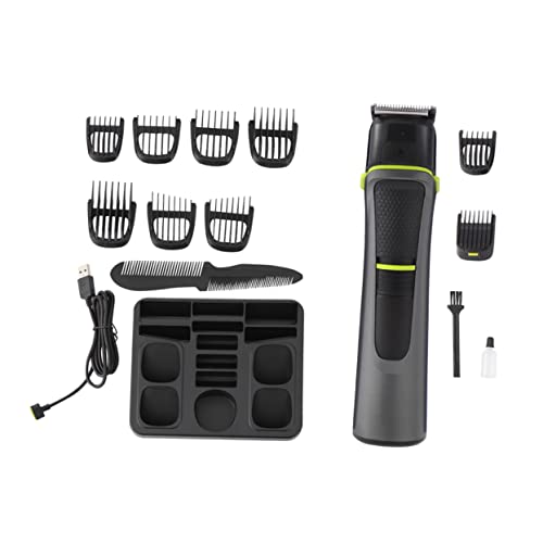 FOMIYES 1 Set Tondeuse Set Elektrische Tondeuse Baard Trimmer Snor Tondeuses Tondeuse Mannen Tondeuses Voor Haarverzorging Tondeuse Tondeuses Multifunctioneel Schaar Mens Roestvrij Staal