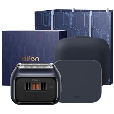 Laifen P3 Pro Elektrisch Scheerapparaat, IPX7, Accu 100min (Donkerblauw) Lineaire Motoren 2×12.000 Sn/min, Droog en Nat Scheren, Folie 0,055 mm, Batterij 100 min, USB-C, IPX7 Laifen P3 Pro Elektrisch Scheerapparaat, IPX7, Accu 100min (Donkerblauw) Lineaire Motoren 2×12.000 Sn/min, Droog en Nat Scheren, Folie 0,055 mm, Batterij 100 min, USB-C, IPX7
