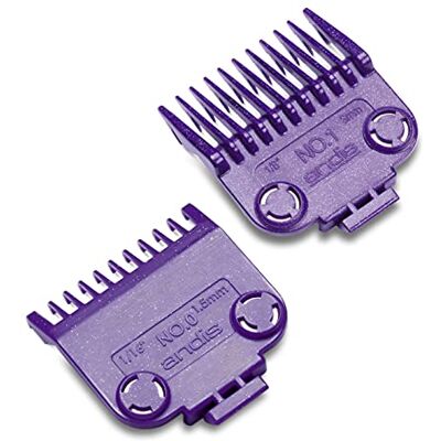 Andis 01900, professionele opzetkammen, bestaande uit hoogwaardige, sterke magneten, werkt met nano-zilvertechnologie, diepe, duurzame tanden, voor elke leeftijdsgroep, set van 2, paars Andis 01900, professionele opzetkammen, bestaande uit hoogwaardige, sterke magneten, werkt met nano-zilvertechnologie, diepe, duurzame tanden, voor elke leeftijdsgroep, set van 2, paars