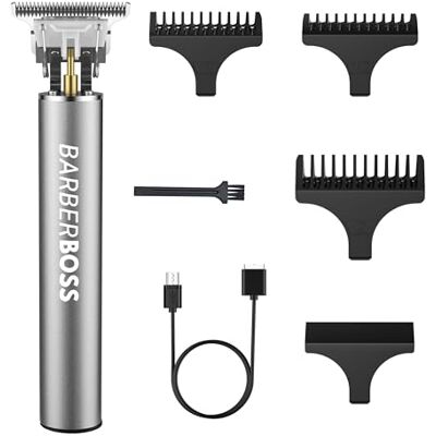 BARBERBOSS Oplaadbare Baard- & Haartrimmer voor Mannen Precisie Stoppel- & Gezichtsverzorging, Draadloos Ontwerp, Gezichtstrimmers, Oplaadbare Baardtrimmer voor Mannen BARBERBOSS Oplaadbare Baard- & Haartrimmer voor Mannen Precisie Stoppel- & Gezichtsverzorging, Draadloos Ontwerp, Gezichtstrimmers, Oplaadbare Baardtrimmer voor Mannen