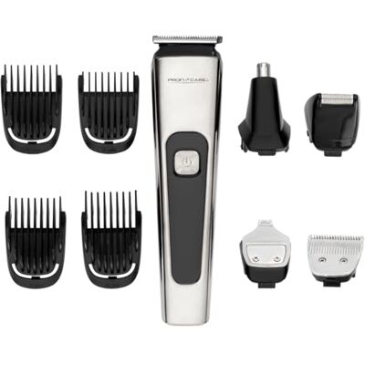 PROFI CARE ProfiCare PC HSMR 3143 Haartrimmer 3-12 mm met 5 roestvrijstalen scheerkoppen, tot 3 uur batterijduur, baardtrimmer voor mannen, haartrimmer PROFI CARE ProfiCare PC HSMR 3143 Haartrimmer 3-12 mm met 5 roestvrijstalen scheerkoppen, tot 3 uur batterijduur, baardtrimmer voor mannen, haartrimmer