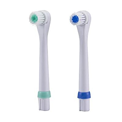 BEPER RCO4091819 Set met 2 compatibele borstelkoppen voor kinderen, 40.918, elektrische tandenborstel 40.919, hygiënische oraal, wit/groen, wit/blauw BEPER RCO4091819 Set met 2 compatibele borstelkoppen voor kinderen, 40.918, elektrische tandenborstel 40.919, hygiënische oraal, wit/groen, wit/blauw