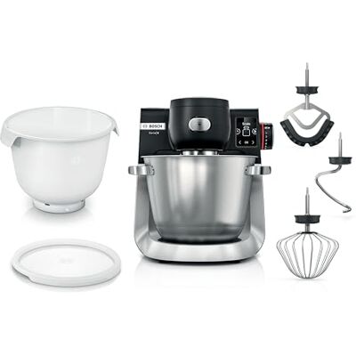 Bosch MUMS6ZS18 Keukenmachine - Zwart, 7 Snelheden, Maatbeker 13,1L, Veiligheidsvergrendeling Bosch MUMS6ZS18 Keukenmachine - Zwart, 7 Snelheden, Maatbeker 13,1L, Veiligheidsvergrendeling