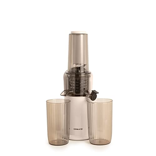 CREATE JUICER SLOW MINI/Gebroken witte slowjuicer/motor DC de 150 WCrème