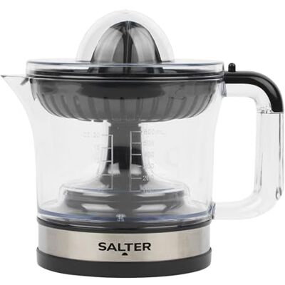 Salter Electric Fruit Juicer – Fresh Citrus Juice Extractor, For Baking & Cocktails, 600ml Measuring Jug, BPA Free, Includes 2 Juicing Cones, Adjustable Filter & Pulp Control, EK5025FVDE Salter Electric Fruit Juicer – Fresh Citrus Juice Extractor, For Baking & Cocktails, 600ml Measuring Jug, BPA Free, Includes 2 Juicing Cones, Adjustable Filter & Pulp Control, EK5025FVDE