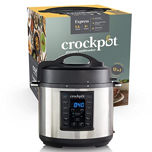 Crock-Pot CSC051X-01 Elektrische Snelkookpan, 5,6 liter, Zwart