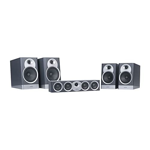 Jamo S7-17HCS Home Theater System (S17B x 2 + S15B x 2 + S43C x1) BF Home Cinema System met 2 plankluidsprekers S7-15B en 2 S7-17B en een centraal kanaal S43C, blauw