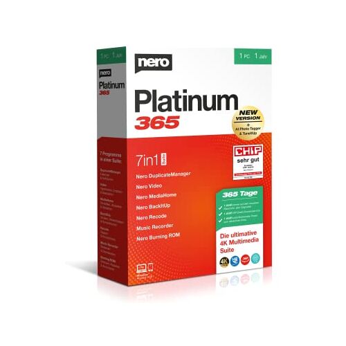 Ahead Platinum 365   Videobewerking   Back-up   Media Beheren & Afspelen   8K   Foto's   Muziek   PC Tuning   Windows 11 / 10 / 8 / 7