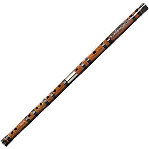 FURLOU Professionele Spelen Fluit Bamboefluit Professionele Geraffineerde Fluit Bittere Bamboe CDEFG Volwassen Beginner Folk Muziekinstrument(Color:C)