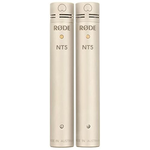 RØDE NT5 Premium ½" Kleine-diafragma Condensator Microfoon (Gepaard Paar) voor Muziekproductie en Instrumentopname