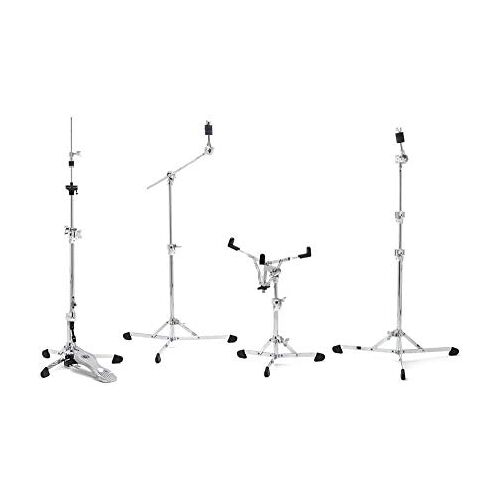 GIBRALTAR Hardware Pack 8700PK, Snare Standaard, Hi-Hat stand, Galgenbekkenstandaard, rechte bekkenstandaard