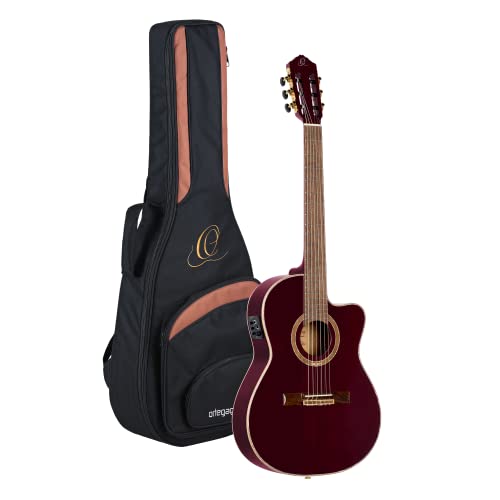 Ortega Guitars Ortega gitaar feel serie 6 snaren elektroakoestische gitaar (rce138-t4str)