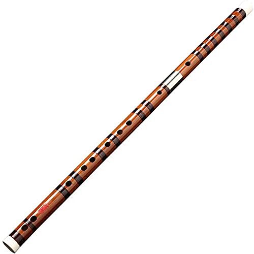 FURLOU Fluit Muziekinstrument Bamboefluit Volwassen Prestaties C, D, E, F, G Tune Fluit Chinese Dizi Dwars voor Beginner(Color:E)