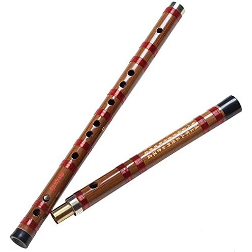 FURLOU Onderzoek Niveau Fluit Professionele Fluit G/F/E/D/C Tune Bamboefluit Beginner Spelen Fluit Chinese Muzikale Dizi Klarinet(Color:C)