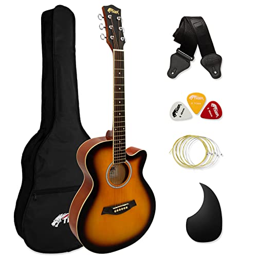 TIGER Small Body Akoestische Gitaar voor Beginners Gitaar Sunburst