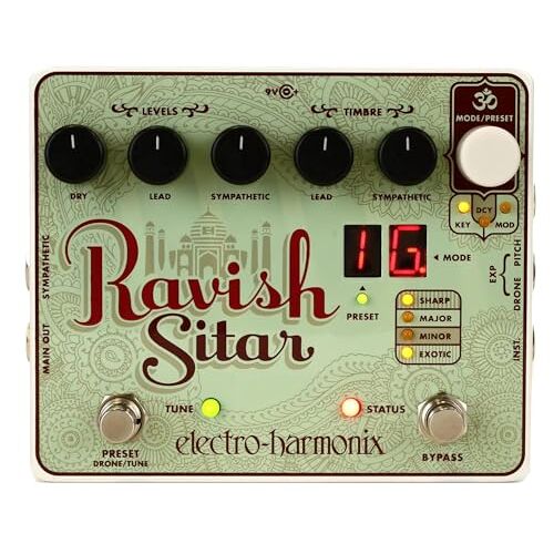 electro-harmonix Electro Harmonix 665182 Elektrische gitaareffect met synthesizer-filter Ravish Sitar