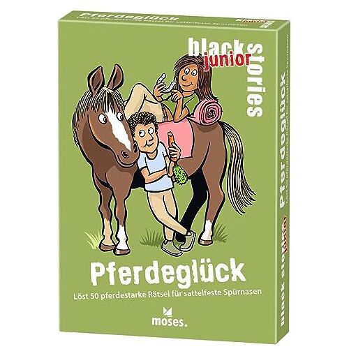 moses black stories junior Pferdeglück: Löst 50 pferdestarke Rätsel für sattelfeste Spürnasen