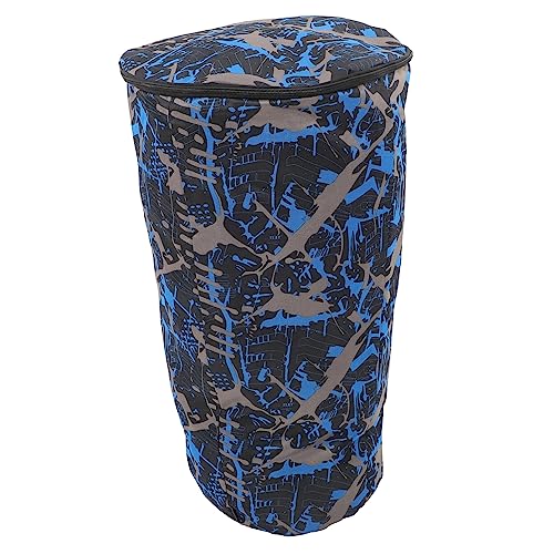 SAFIGLE 1 St Afrikaans Drumstel Afrikaanse Handtrommel Opbergkoffer Afrikaanse Drumrugzak Afrikaanse Trommel Schoudertas Camouflage Blauwe Tas Drum Hoes Snaredrum Oxford-stof Hoge Voeten