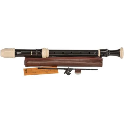 Aulos F-altblokfluit Symphony 509B donkerbruin/ivoorkleurig barokke greep, met dubbelgaten met etui, wisserstok etc. afneembare duimsteun 3-delig gebogen windkanaal Aulos F-altblokfluit Symphony 509B donkerbruin/ivoorkleurig barokke greep, met dubbelgaten met etui, wisserstok etc. afneembare duimsteun 3-delig gebogen windkanaal