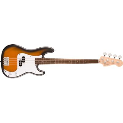 Fender Squier Debut Series Precision Bass Guitar, Beginner Guitar, with 2-Year Warranty, 2-Colour Sunburst Fender Squier Debut Series Precision Bass Guitar, Beginner Guitar, with 2-Year Warranty, 2-Colour Sunburst