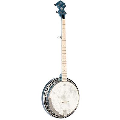 Ortega Guitars Ortega Falcon Series Banjo Transparant Blauw + Gigbag (OBJE400TBL) Ortega Guitars Ortega Falcon Series Banjo Transparant Blauw + Gigbag (OBJE400TBL)