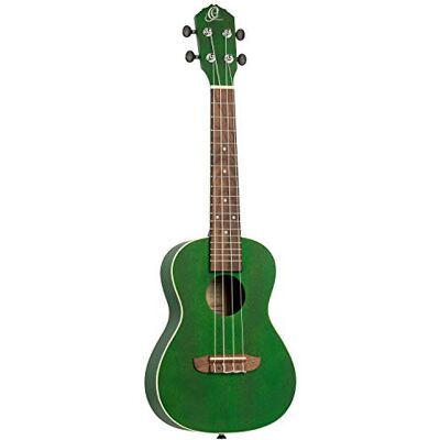 Ortega Guitars Ortega gitaar ruforest Earth Series Concert Ukelele, Okoume Top & Body, transparant Forest groen Ortega Guitars Ortega gitaar ruforest Earth Series Concert Ukelele, Okoume Top & Body, transparant Forest groen