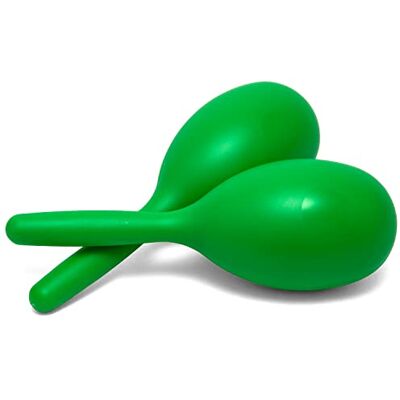 Tiger MAR49-GR Maracas van kunststof groen Tiger MAR49-GR Maracas van kunststof groen