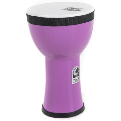 TOCA Doumbek Freestyle 2 Drum (weerbestendige PVC trommel met 10" hoogte, altijd perfect gestemd, ideaal voor drumcirkels, onderwijs & therapie, diameter: 6"), Paars TOCA Doumbek Freestyle 2 Drum (weerbestendige PVC trommel met 10" hoogte, altijd perfect gestemd, ideaal voor drumcirkels, onderwijs & therapie, diameter: 6"), Paars