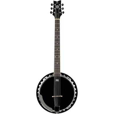 Ortega Guitars OBJ350/6-SBK Banjo Ortega Guitars OBJ350/6-SBK Banjo