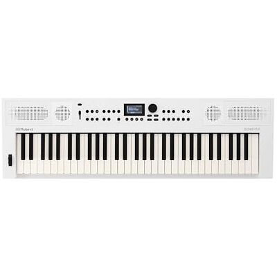 Roland GO:KEYS 5 Music Creation Keyboard 61-Noten Klavier ZEN-Core Engine met Meer dan 1.000 Ingebouwde Sounds Geïntegreerde Stereo Speakers Microfooningang – Wit Roland GO:KEYS 5 Music Creation Keyboard 61-Noten Klavier ZEN-Core Engine met Meer dan 1.000 Ingebouwde Sounds Geïntegreerde Stereo Speakers Microfooningang – Wit