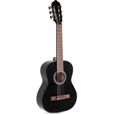 GEWA klassieke gitaar Student Zwart 1/2 maat black spruce top hoogglans GEWA klassieke gitaar Student Zwart 1/2 maat black spruce top hoogglans